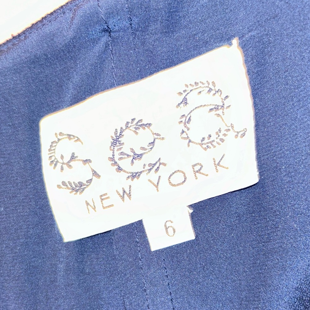 SEA New York Wool & Silk Strapless Playsuit Romper in NAVY SZ: 6 - Picture 7 of 14